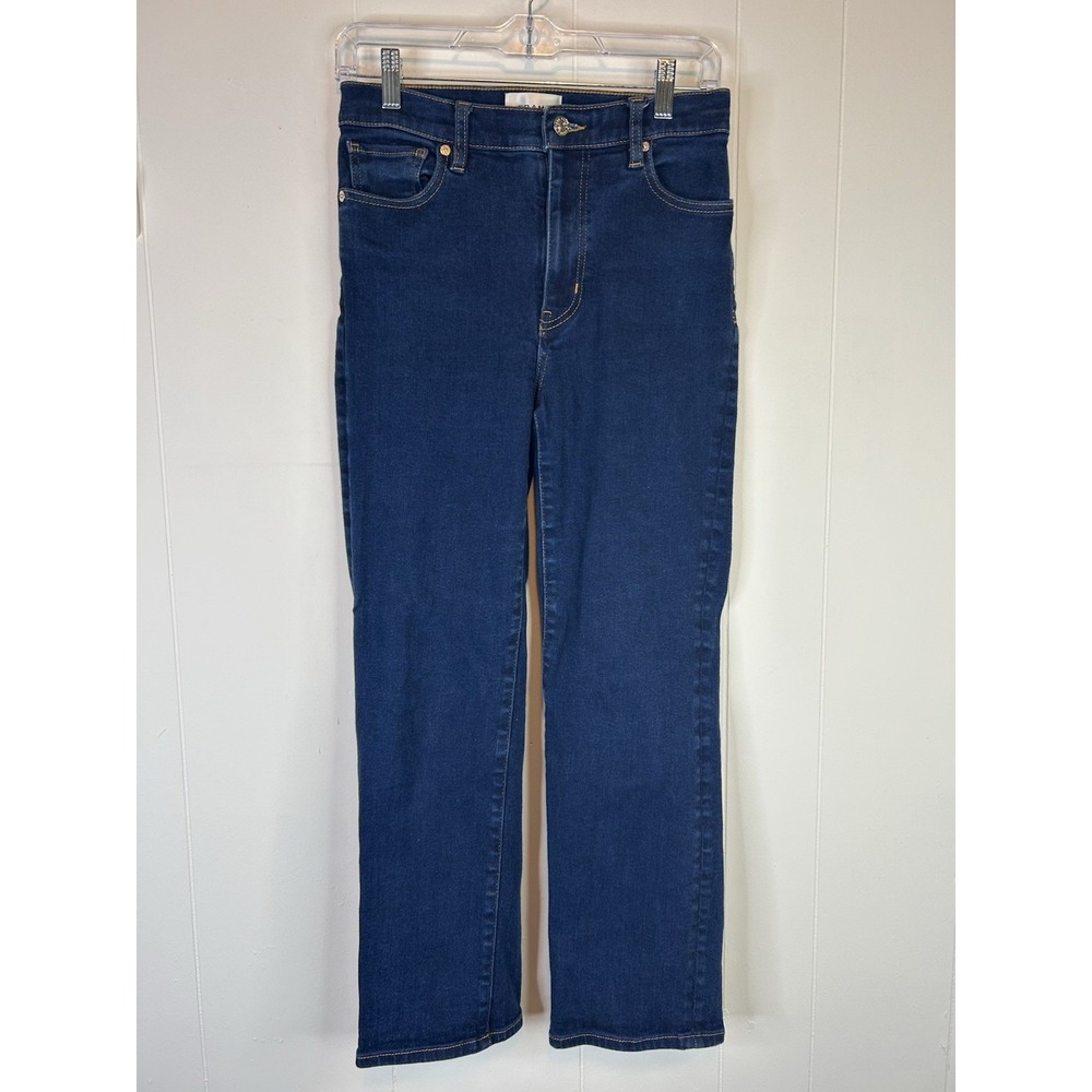 Frame Jeans Women's 28 Le Sleek Straight High Rise Stretch Denim 193